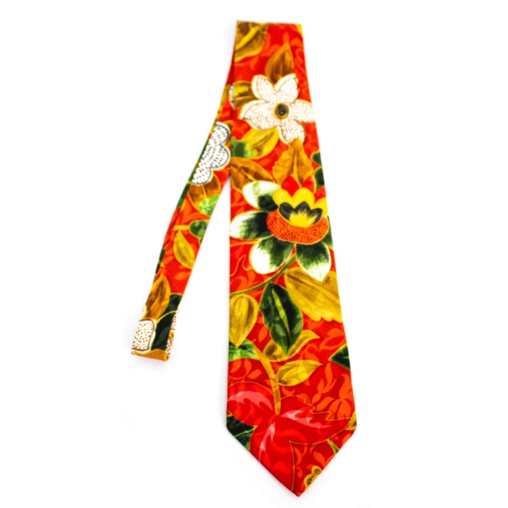 VALENTINO Silk Floral Tie